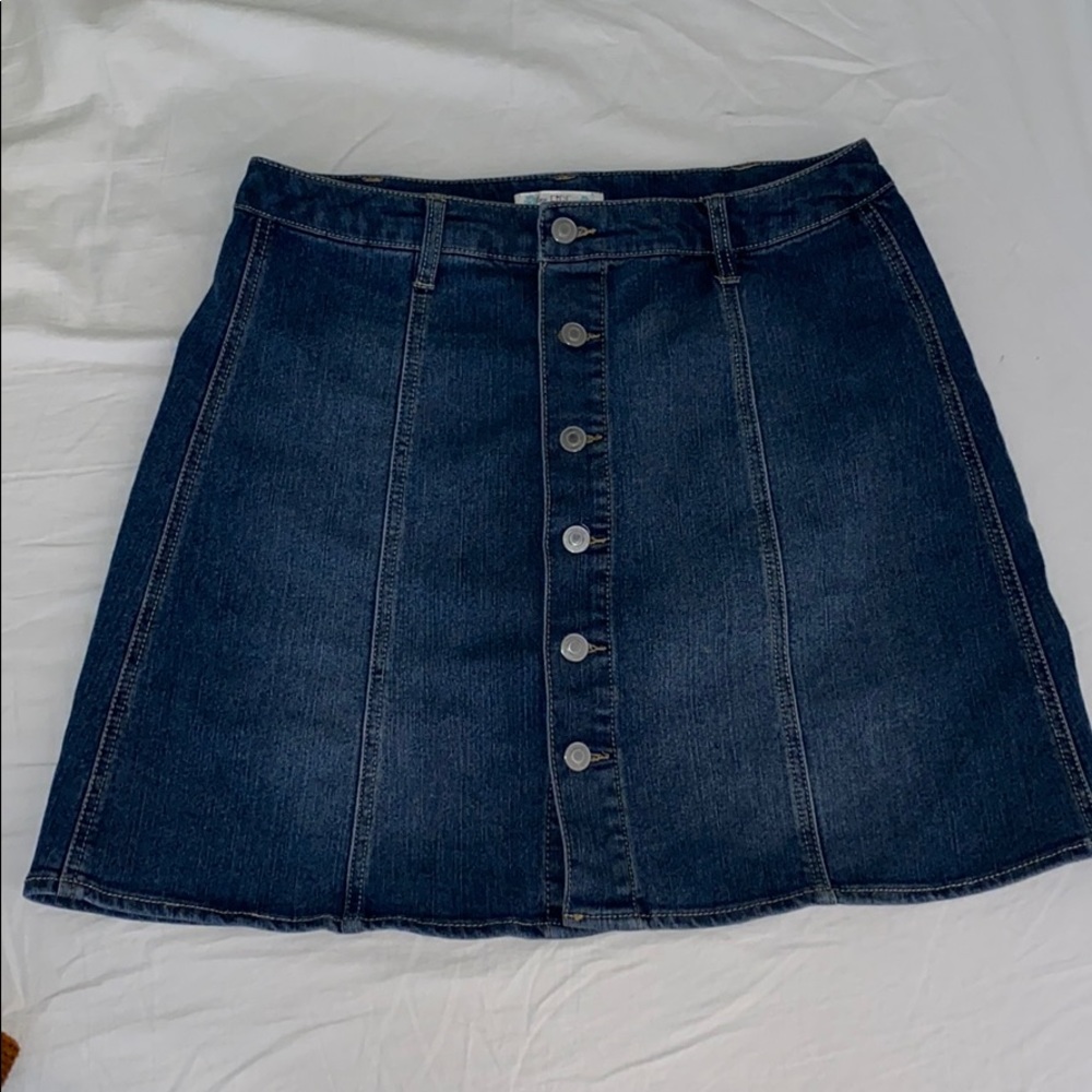 Simple Jean Skirt